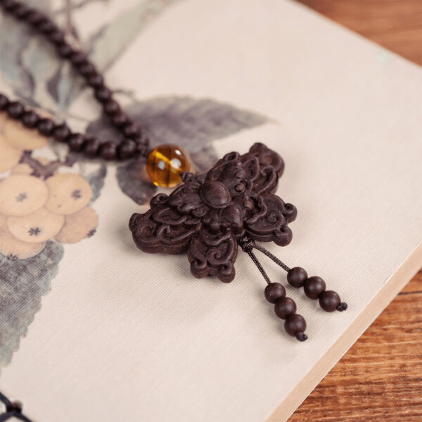 2 Die Lian Hua incense beads: Collectible-grade plain circle handcrafted from selected natural materials.