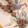 Bai Hua Xiang incense beads: Collectible-grade plain circle handcrafted from selected natural materials.